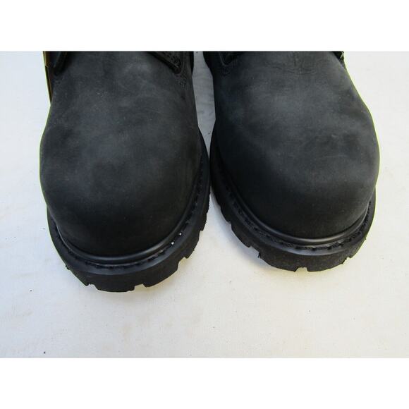 Harley Davidson Mens Size 10 M Black Nubuck Leather Lace Up Ankle 6\